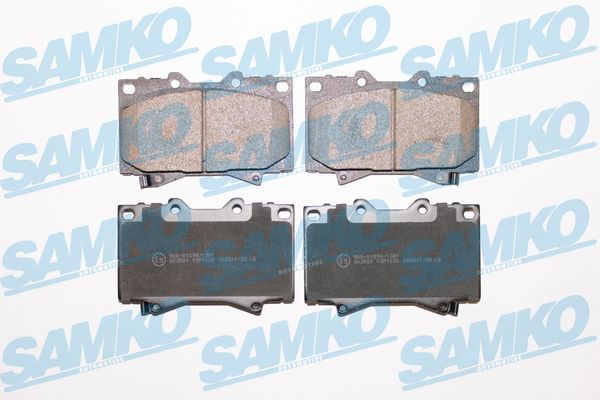 Sada brzdových destiček, kotoučová brzda SAMKO 5SP1050