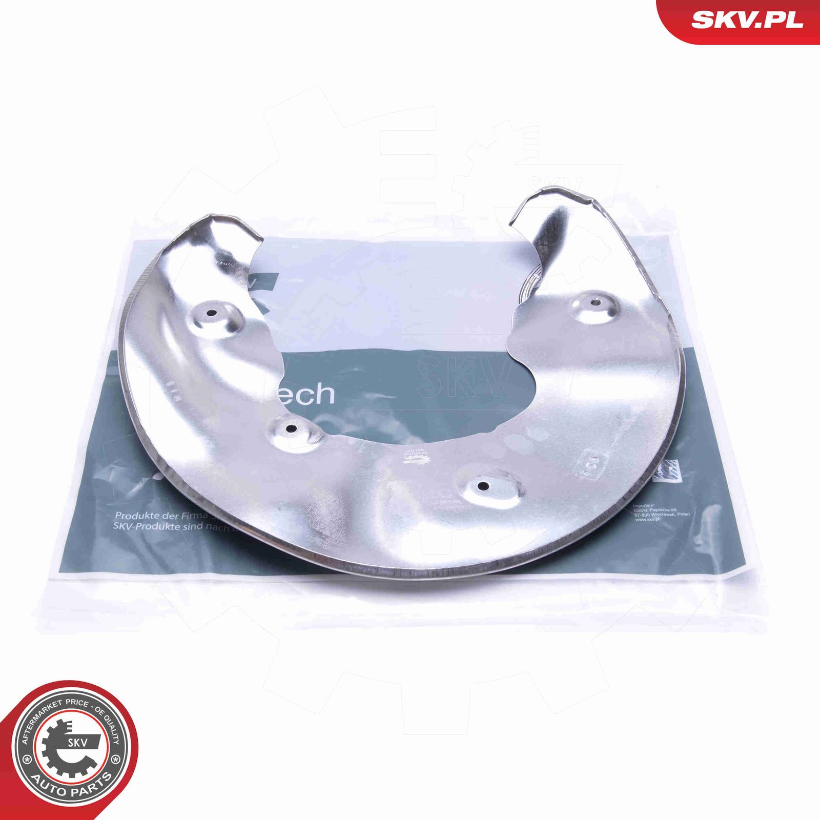 Отражатель, диск тормозного механизма