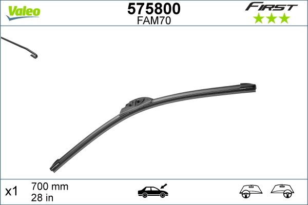 Pióro wycieraczki VALEO 575800