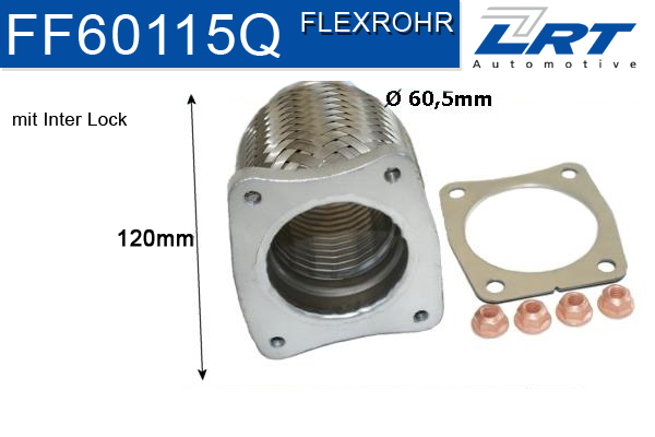 Teava flexibila, esapament LRT FF60115Q