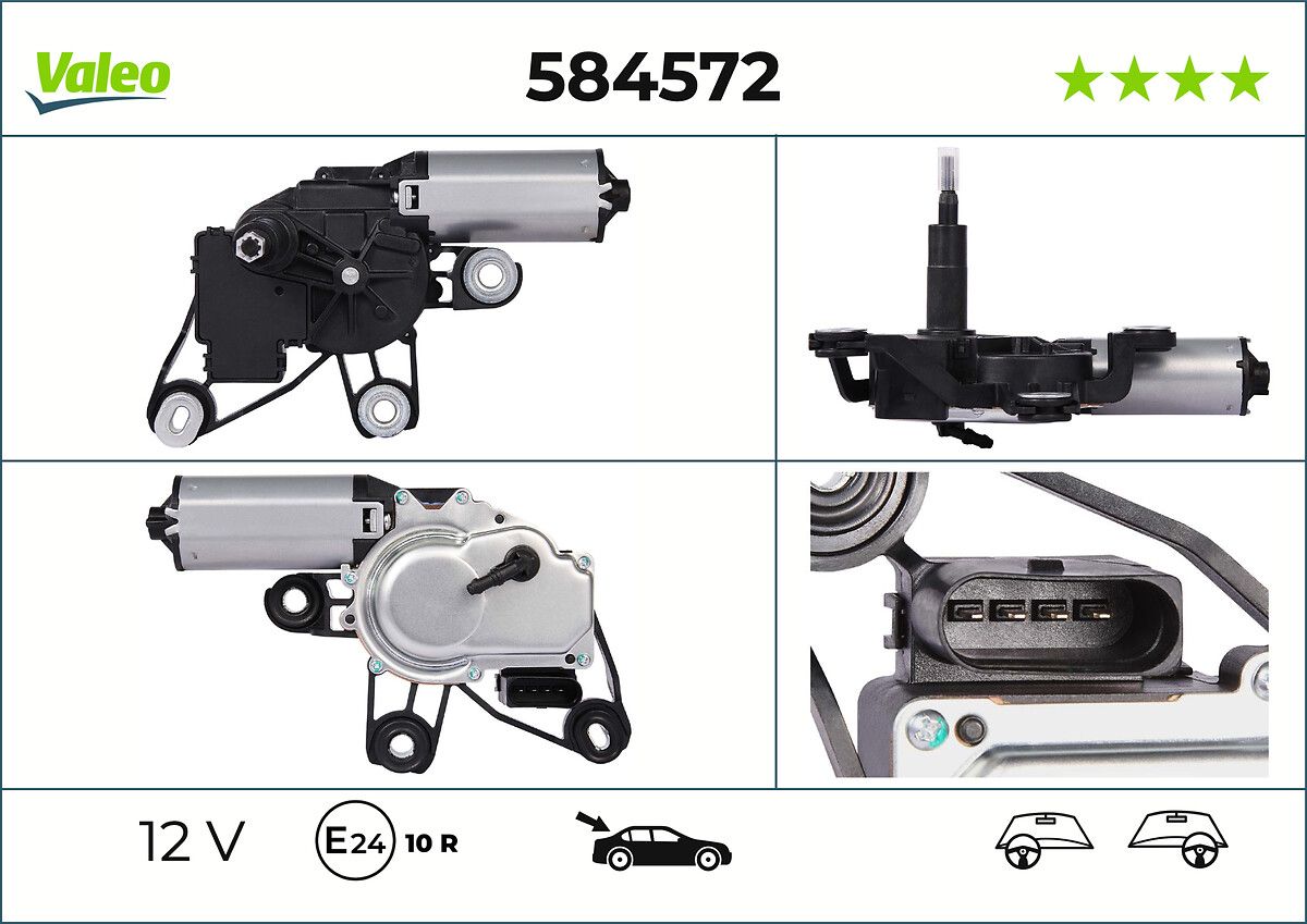 motor stergator VALEO 584572