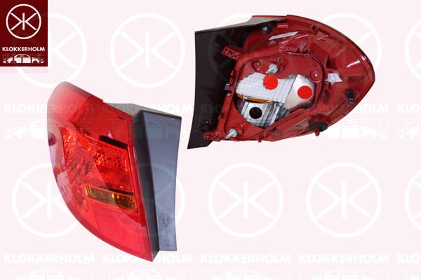 Lampa tylna zespolona KLOKKERHOLM 50270702A1