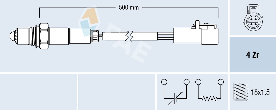 Sonda Lambda FAE 77260