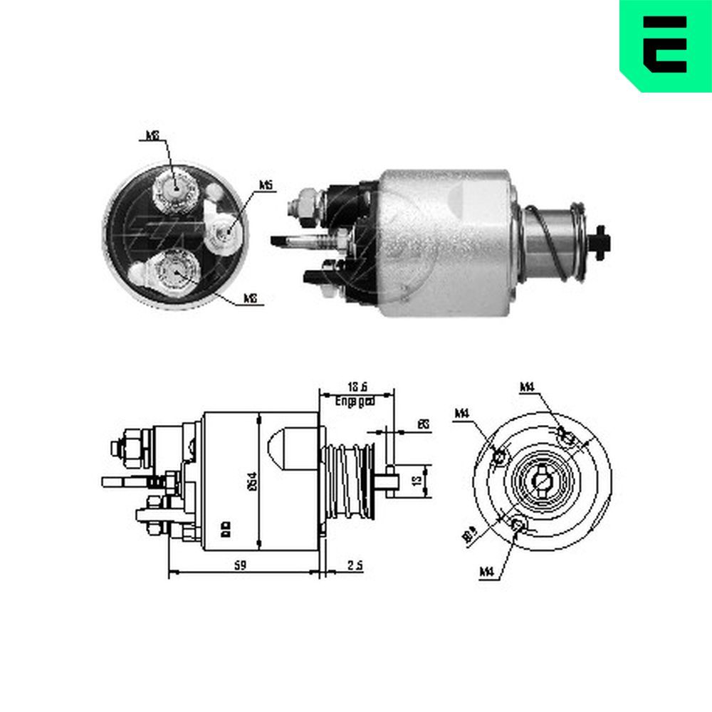 Solenoid, electromotor ERA ZM5494