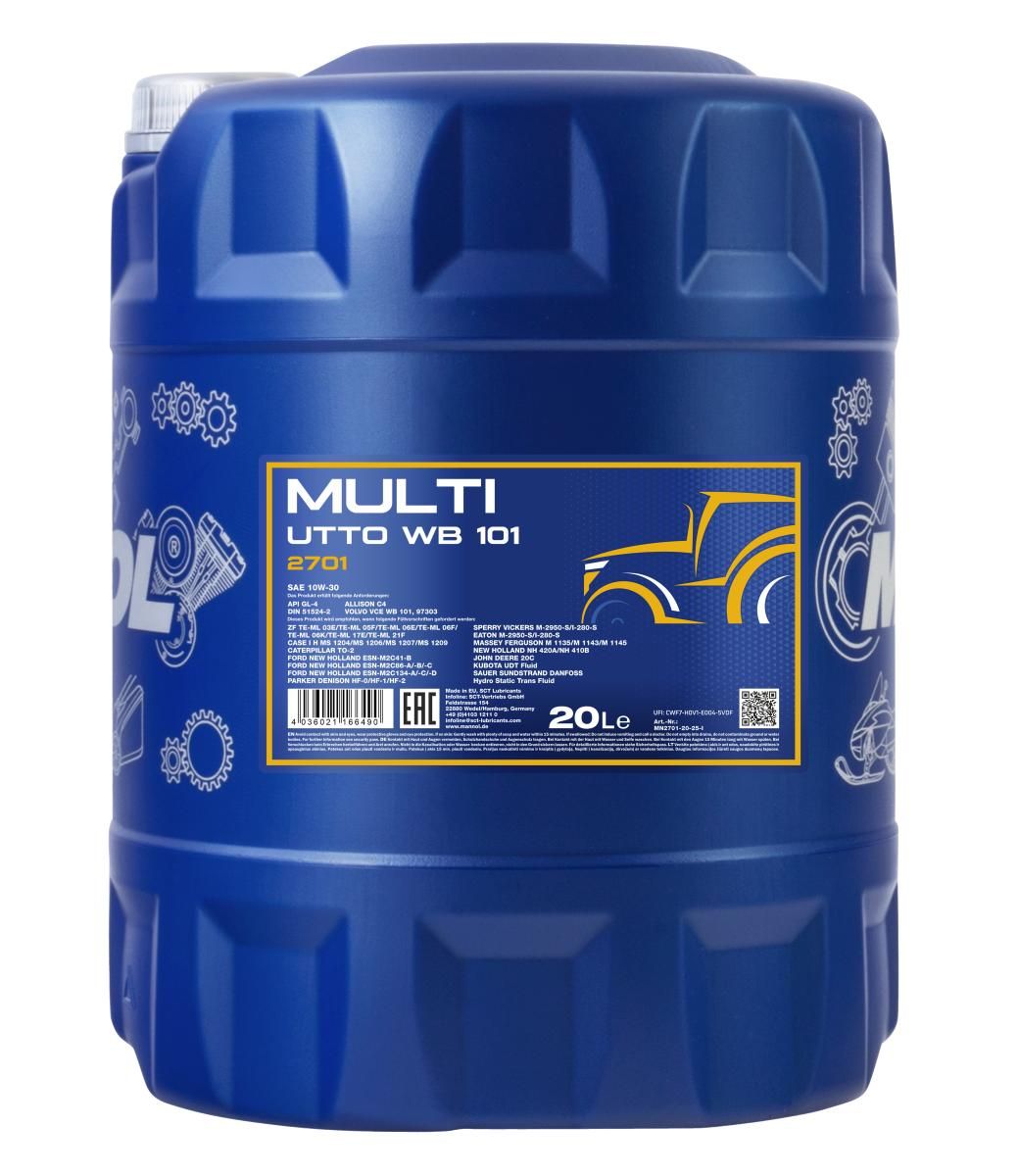 MANNOL MULTI UTTO WB 101- 20L