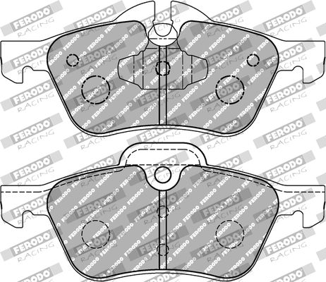 Zestaw klocków hamulcowych, hamulce tarczowe FERODO RACING FCP1499W