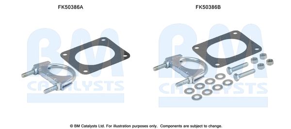 Zestaw montażowy, rura wydechowa BM CATALYSTS FK50386