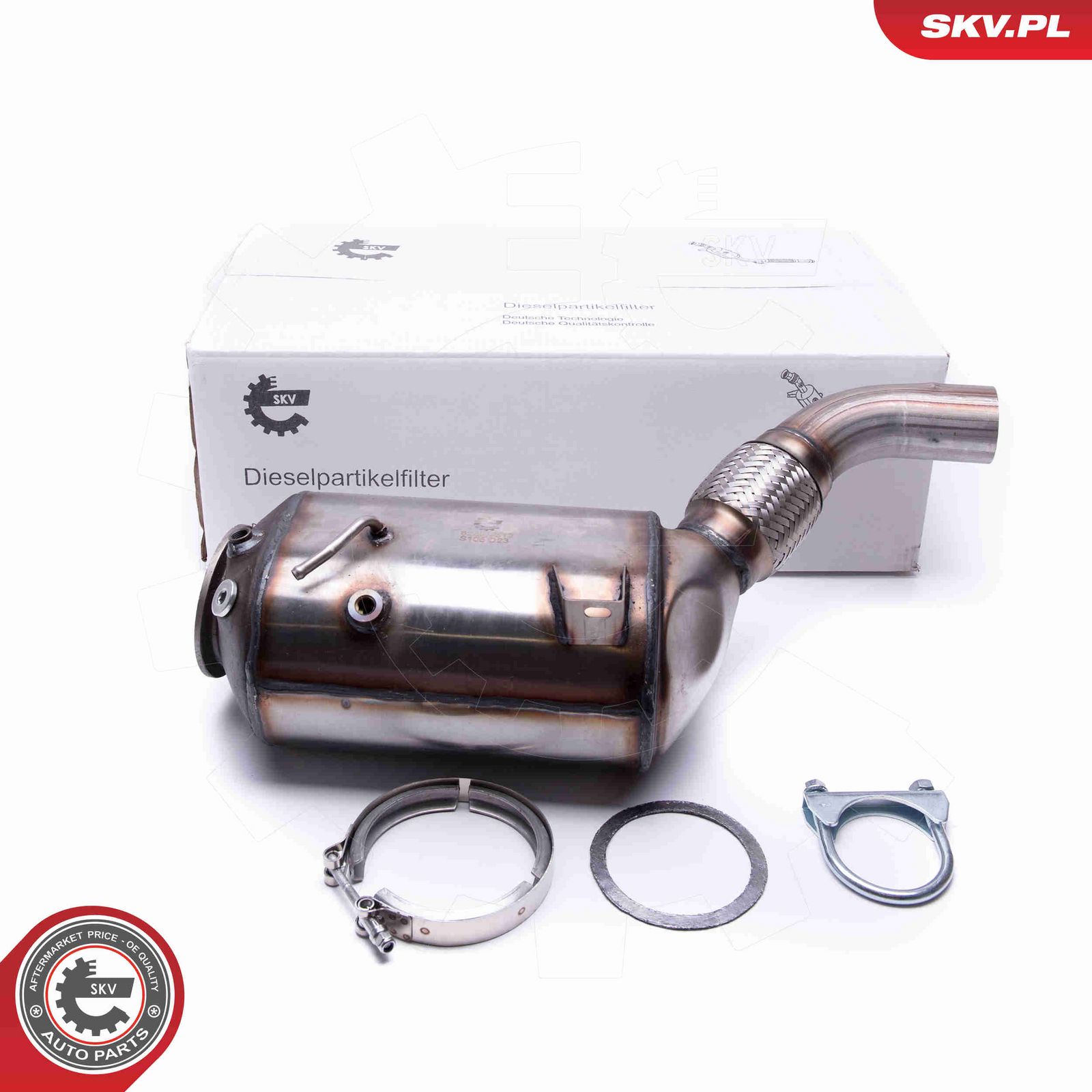 Nosēdumu-/Daļiņu filtrs, Izplūdes gāzu sistēma