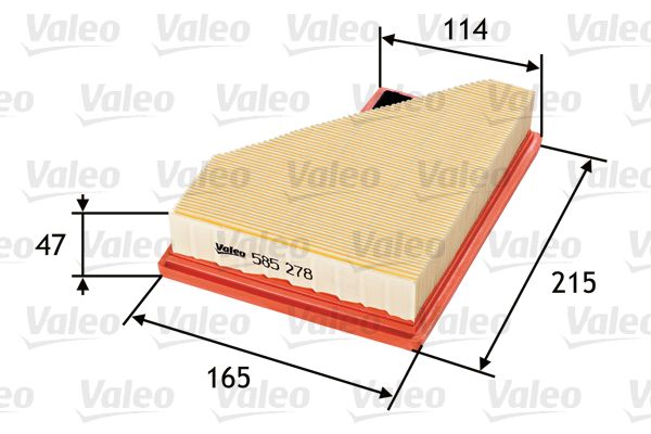 Filtr powietrza VALEO 585278