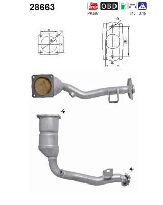 Katalizator AS 28663