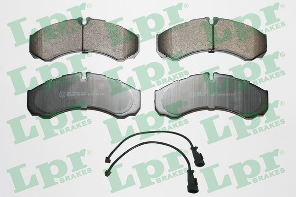 Zestaw klocków hamulcowych, hamulce tarczowe LPR 05P684E