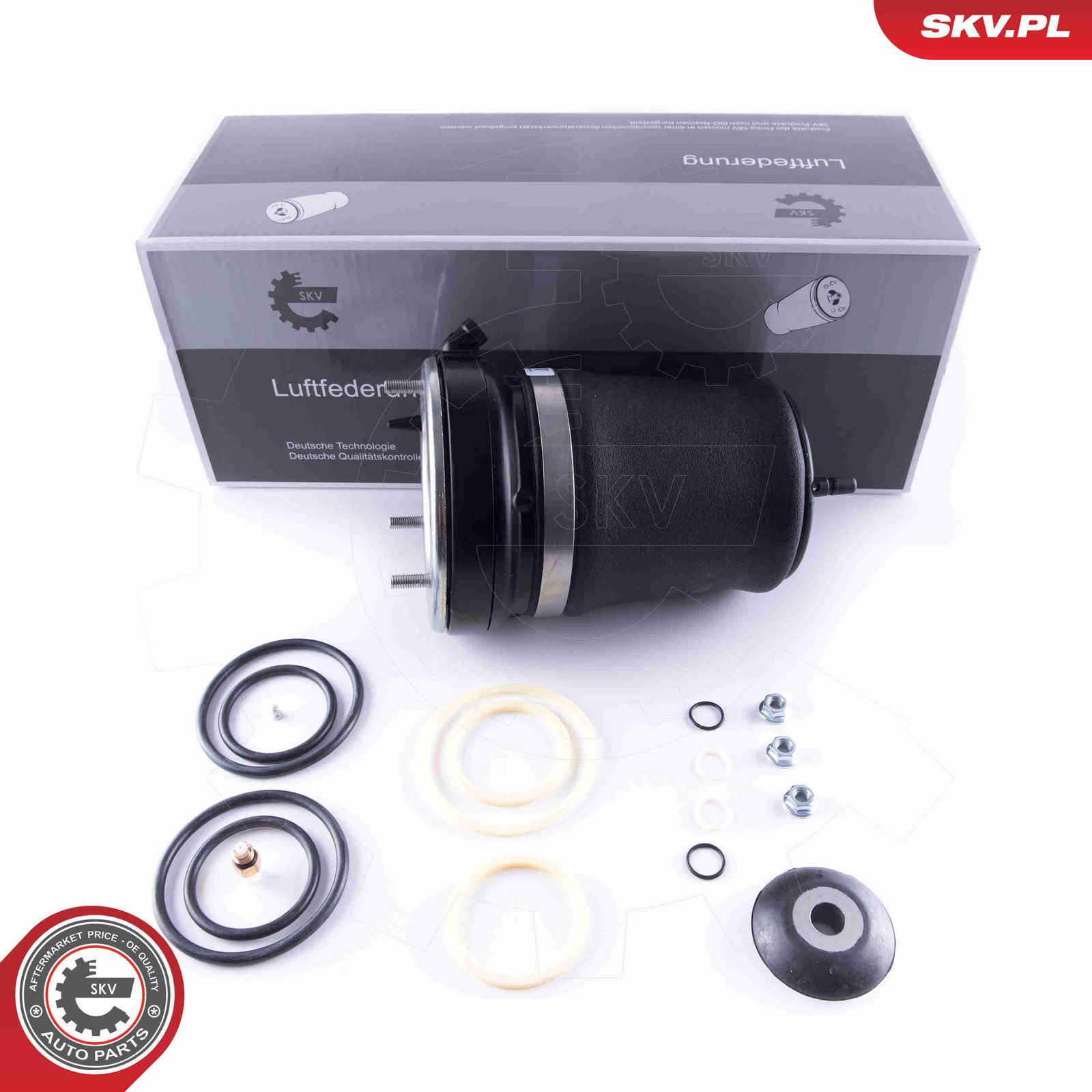 Pneimoatspere, Balstiekārta