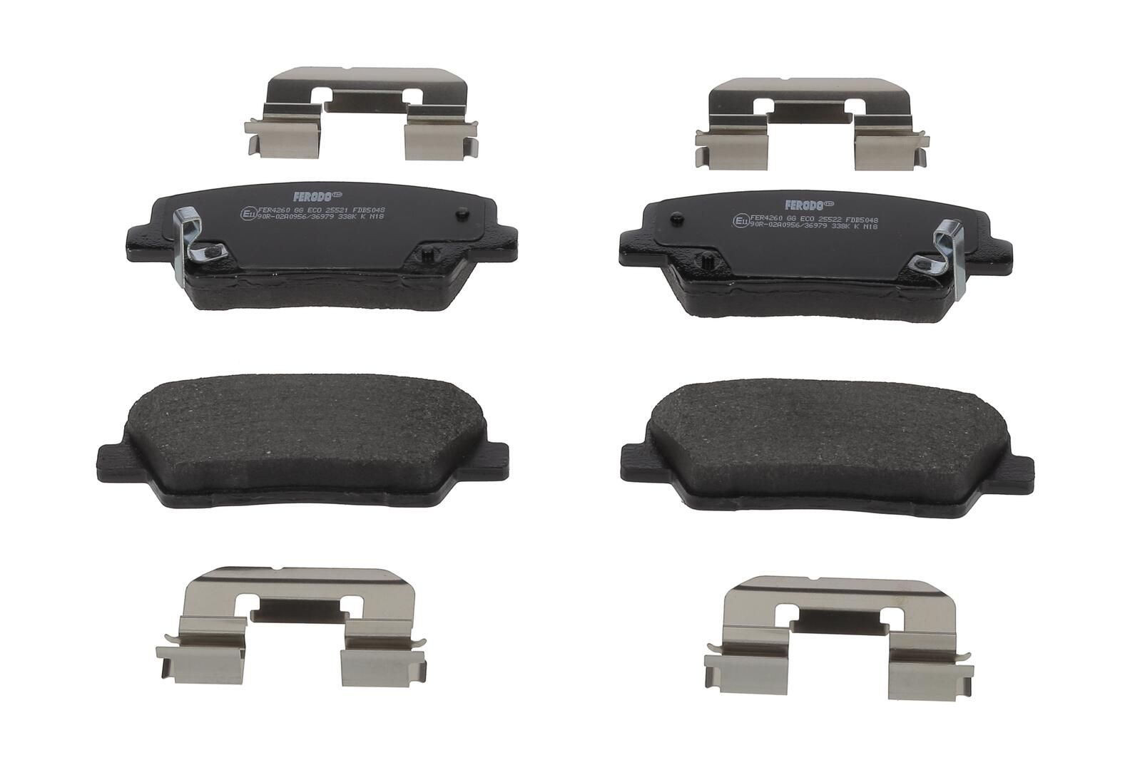 set placute frana,frana disc FERODO FUSE+ Technology FDB5048