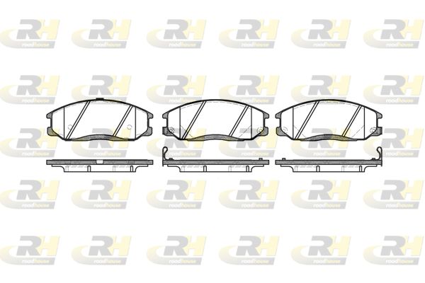 Zestaw klocków hamulcowych, hamulce tarczowe ROADHOUSE 2771.22