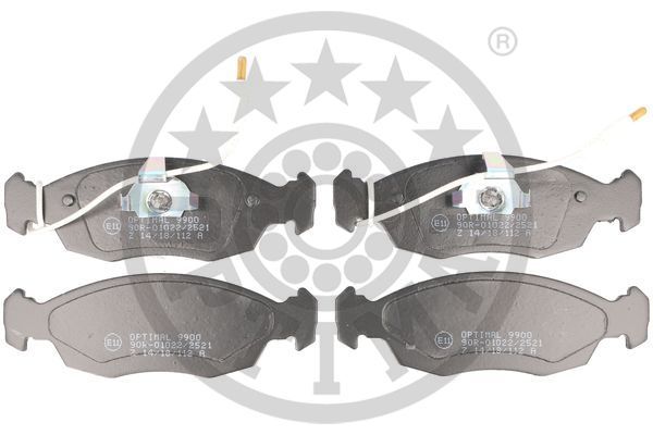 Zestaw klocków hamulcowych, hamulce tarczowe OPTIMAL BP-09900