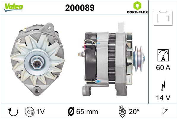 Alternator VALEO 200089