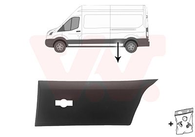 Elemente decorative/protectie, panou lateral VAN WEZEL 1992429