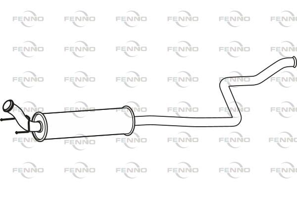 Tłumik środkowy FENNO P17050