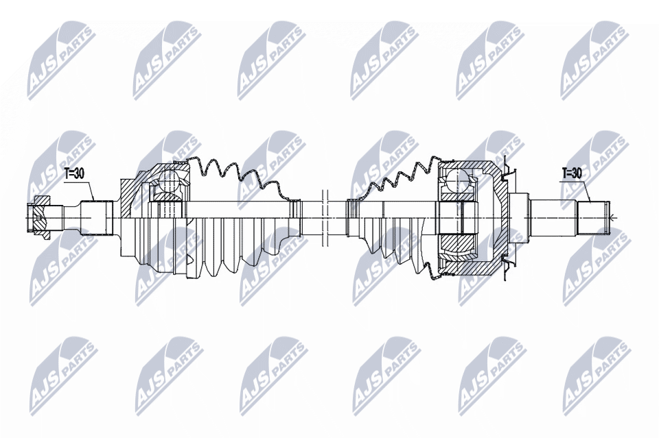 Wał napędowy NTY NPW-ME-229