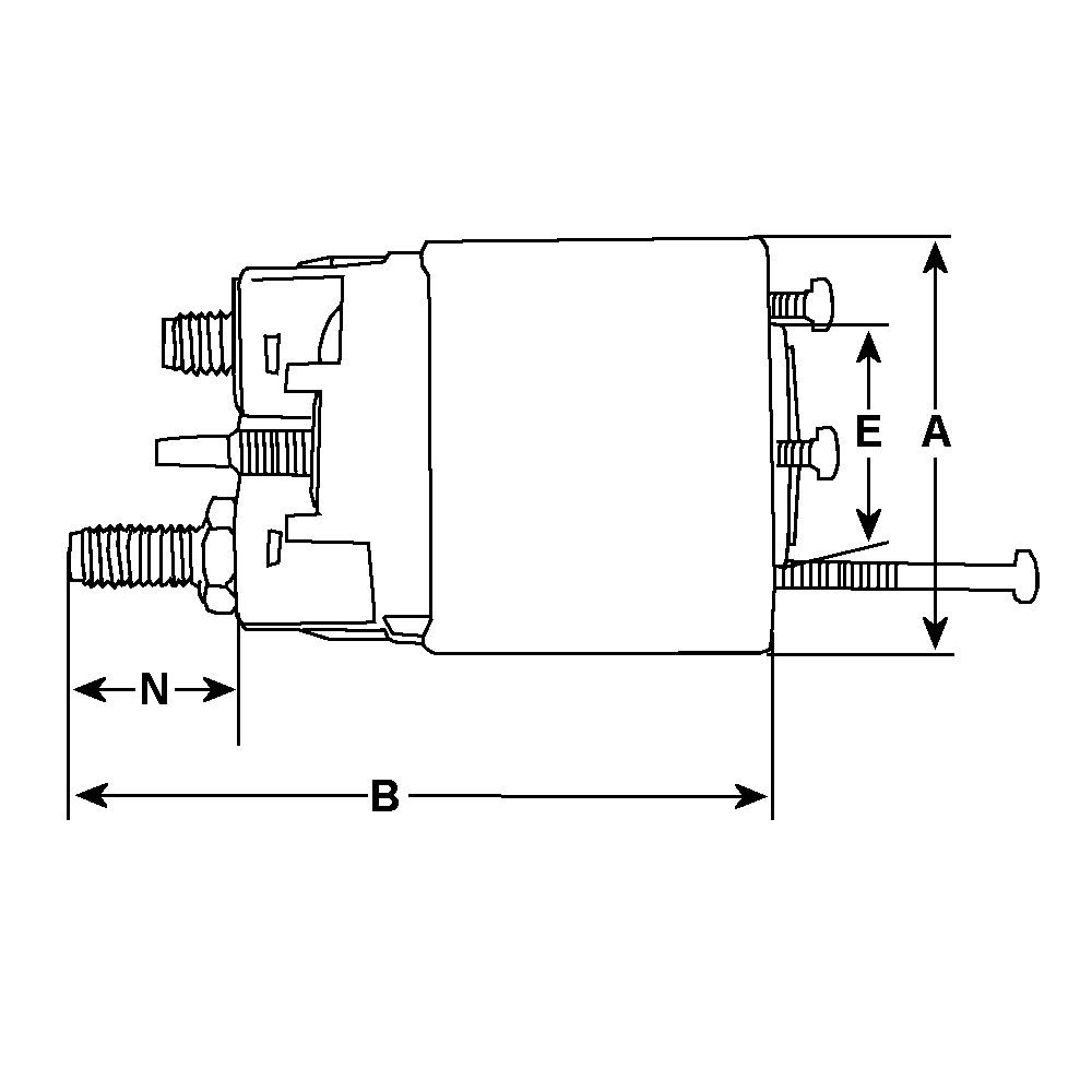 Solenoid, electromotor HC-Cargo F 032 132 944