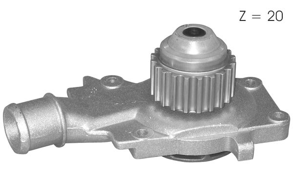 Pompe à eau, refroidissement du moteur