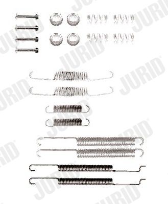 Zestaw dodatków, szczęki hamulcowe JURID 771240J