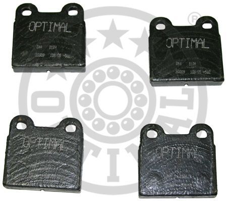 Zestaw klocków hamulcowych, hamulce tarczowe OPTIMAL 2194
