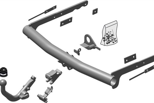 Zestaw zaczepu przyczepy BRINK 486400