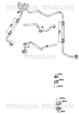 conducta presiune variabila,aer conditionat TRISCAN 9010 29063