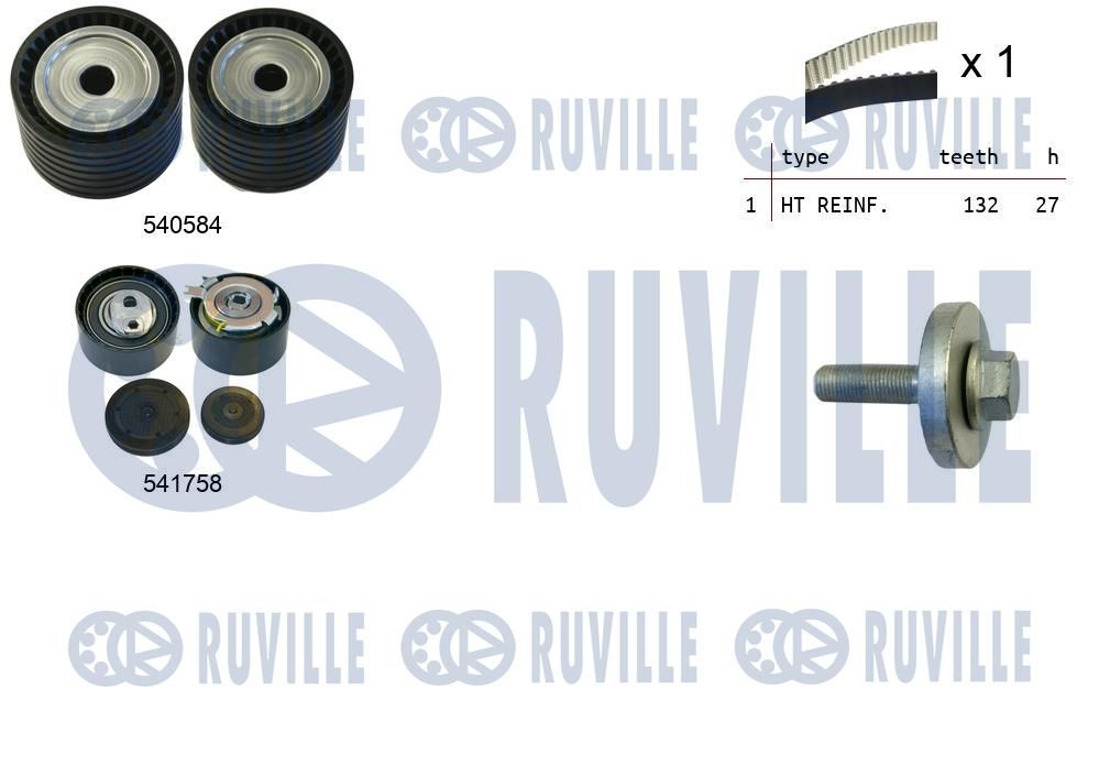 Zestaw paska rozrządu RUVILLE 550298