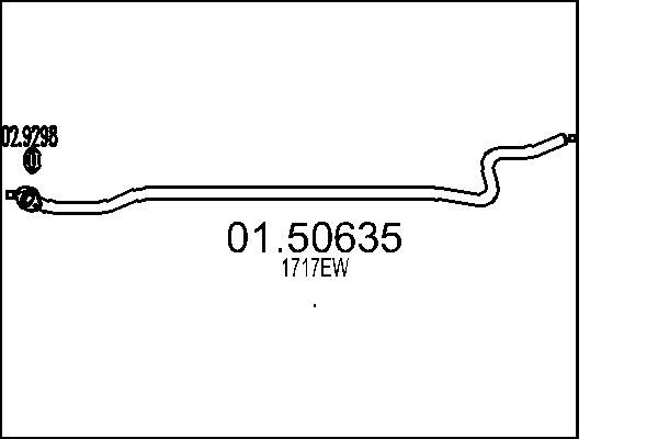 Tłumik środkowy MTS 01.50635