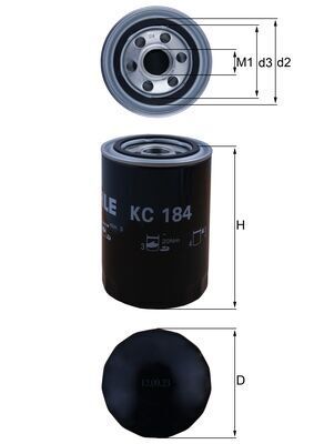 Palivový filtr KNECHT KC 184