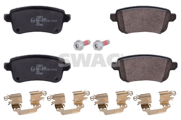 Zestaw klocków hamulcowych, hamulce tarczowe SWAG 33 10 4736