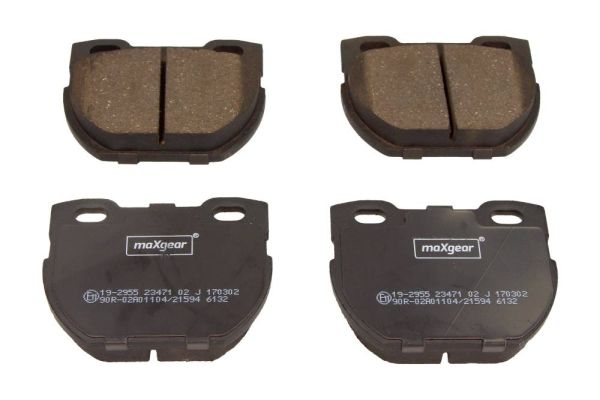 Sada brzdových platničiek kotúčovej brzdy MAXGEAR 19-2955
