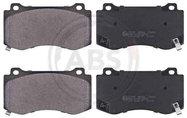 Zestaw klocków hamulcowych, hamulce tarczowe A.B.S. 37705