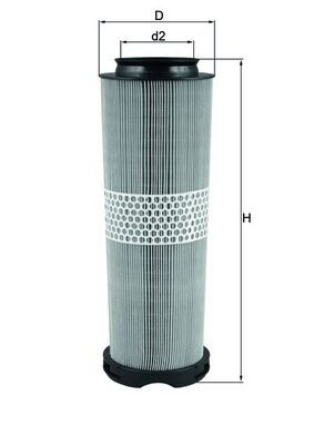 Vzduchový filtr KNECHT LX 1020