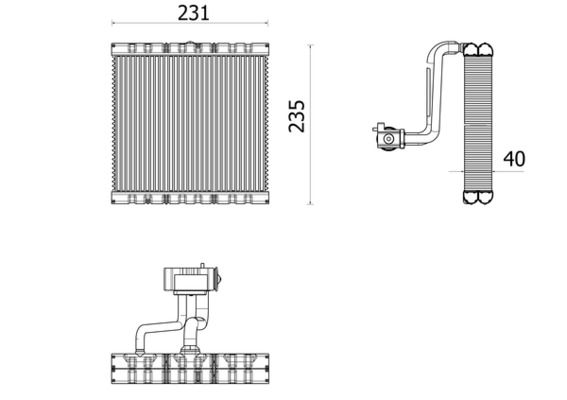 Iztvaikotājs, Gaisa kondicionēšanas sistēma