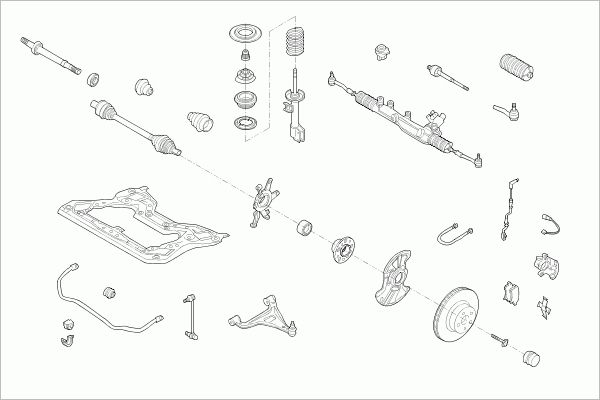Układ kierowniczy SACHS MERCE-C-KLA-FS040