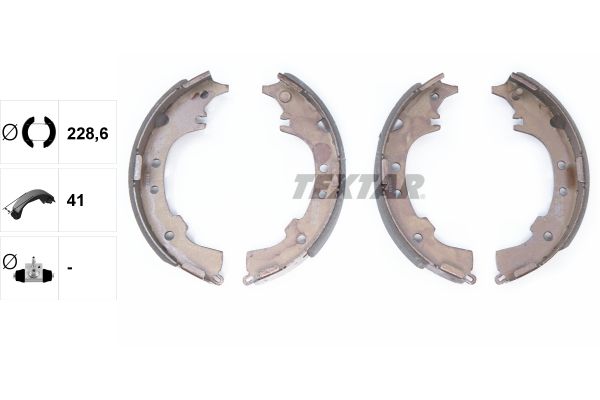 Set saboti frana TEXTAR 91068600