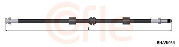 Furtun frana COFLE 92.BH.VK034