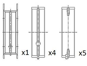 Lożisko kľukového hriadeľa FAI AUTOPARTS BM1049-STD