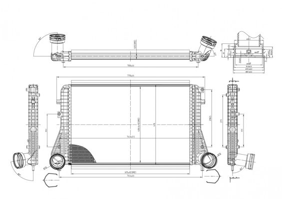 Chladič turba HART 612 542