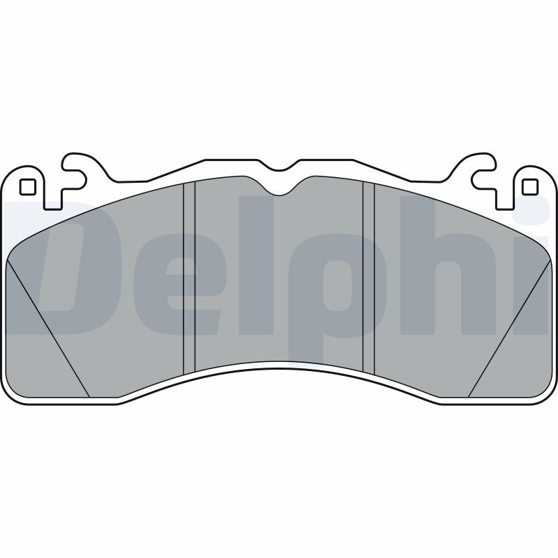 Zestaw klocków hamulcowych, hamulce tarczowe DELPHI LP3377