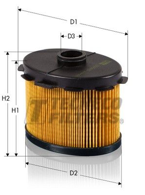 Filtr paliwa TECNECO FILTERS GS0454OV