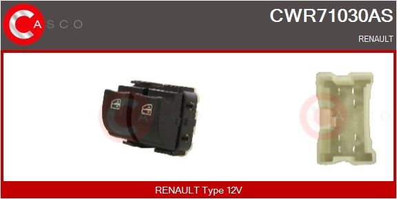 Spínač, zvedací zařízení oken CASCO CWR71030AS