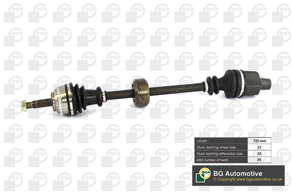 Wał napędowy BGA DS7301RA