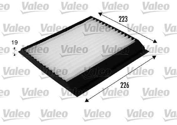 Filtr, wentylacja przestrzeni pasażerskiej VALEO 698175