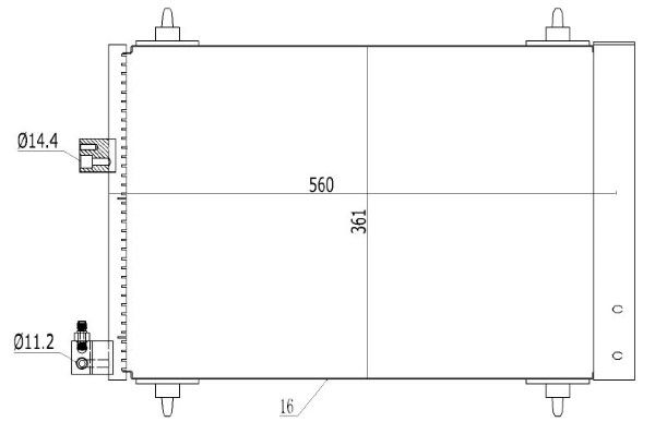 Condensator, climatizare MTR 13054635