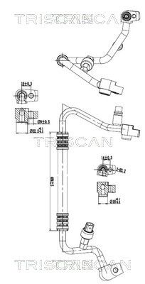 conducta presiune variabila,aer conditionat TRISCAN 9010 16023