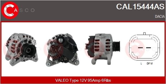Levně generátor CASCO CAL15444AS